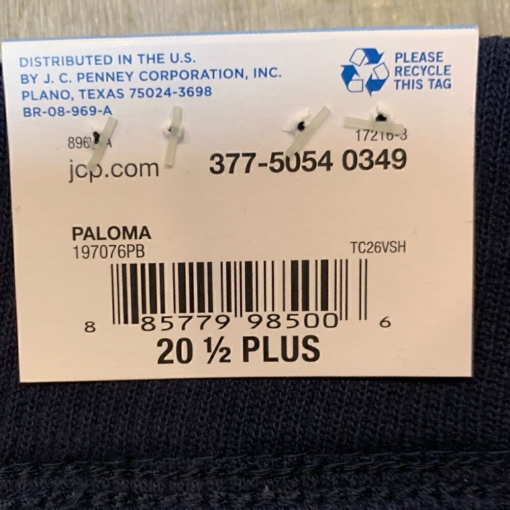 NWT Arizona Jean co soft slip-on shorts size 20 1/2 - Picture 10 of 13